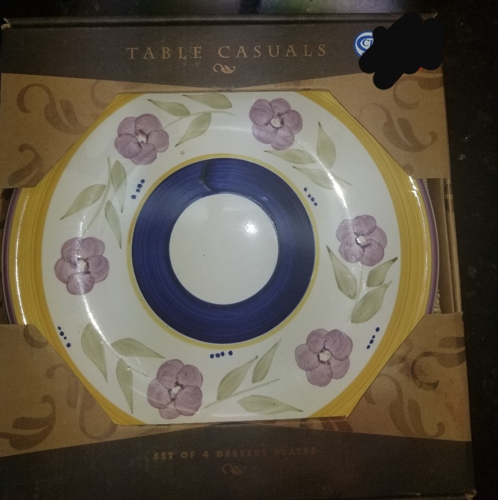 Dessert plates